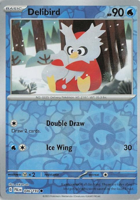Delibird - Paldea Evolved 046/193 (Reverse Holo)