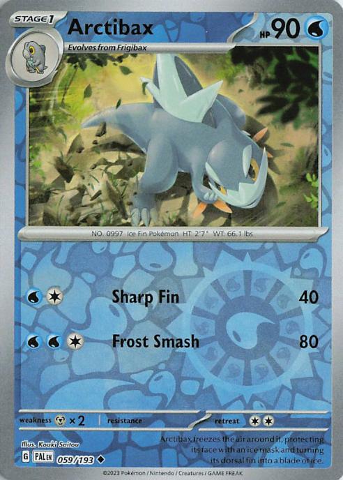 Arctibax - Paldea Evolved 059/193 (Reverse Holo)