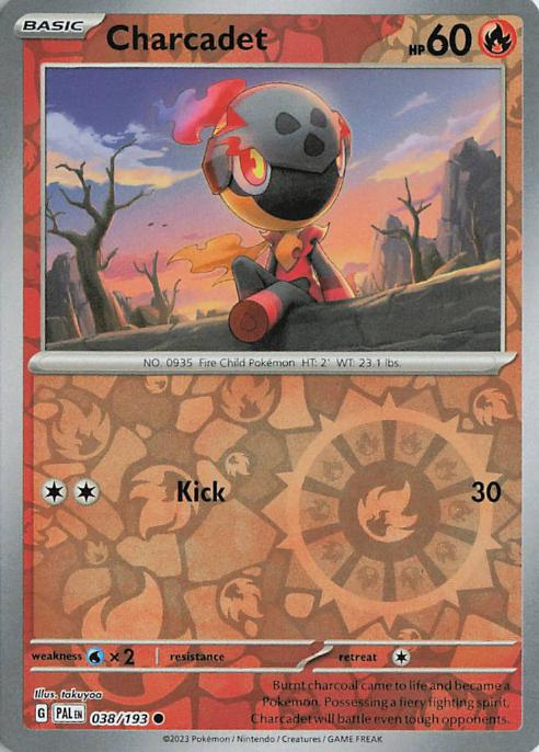 Charcadet - Paldea Evolved 038/193 (Reverse Holo)