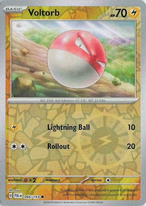 Voltorb - Paldea Evolved 066/193 (Reverse Holo)