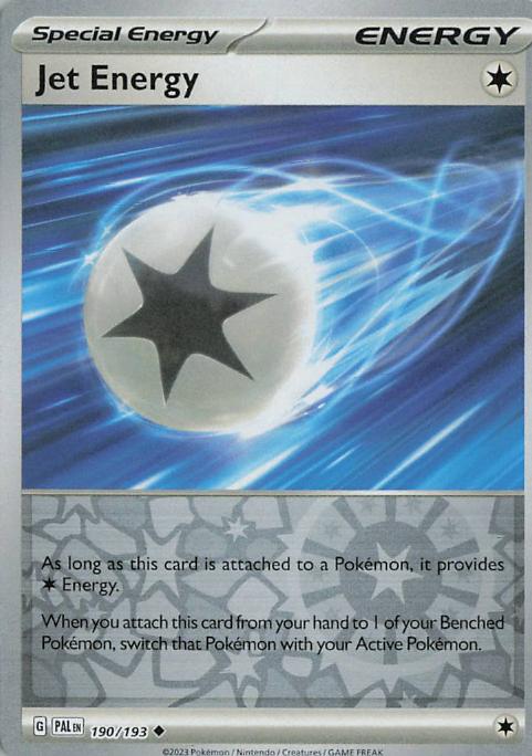 Jet Energy - Paldea Evolved 190/193 (Reverse Holo)