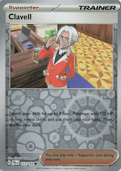Clavell - Paldea Evolved 177/193 (Reverse Holo)