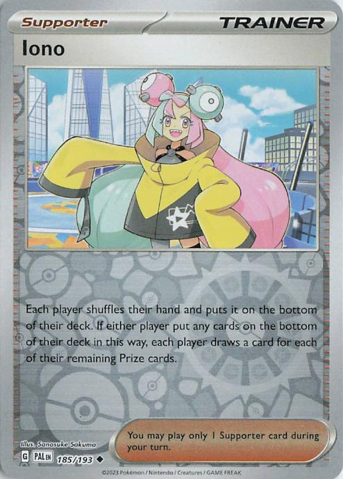 Iono - Paldea Evolved 185/193 (Reverse Holo)