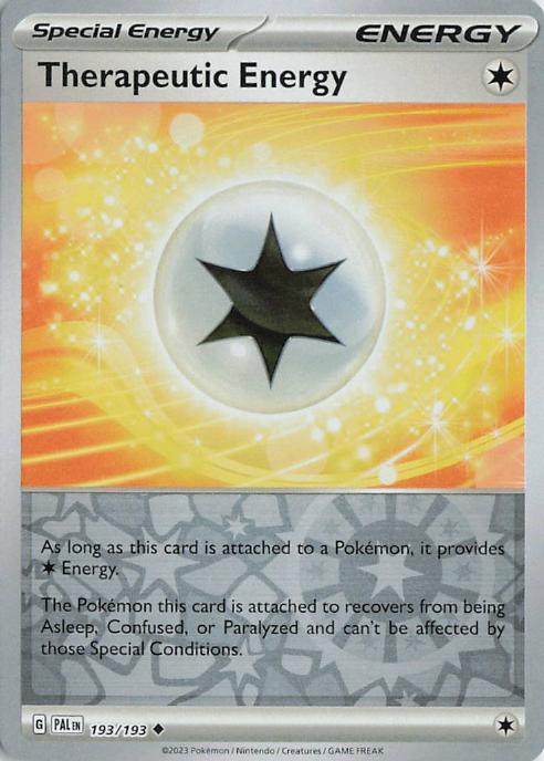 Therapeutic Energy - Paldea Evolved 193/193 (Reverse Holo)