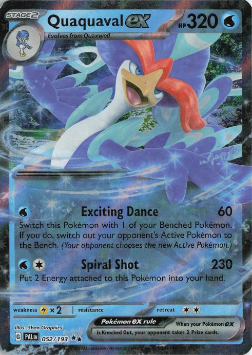 Quaquaval ex - Paldea Evolved 052/193