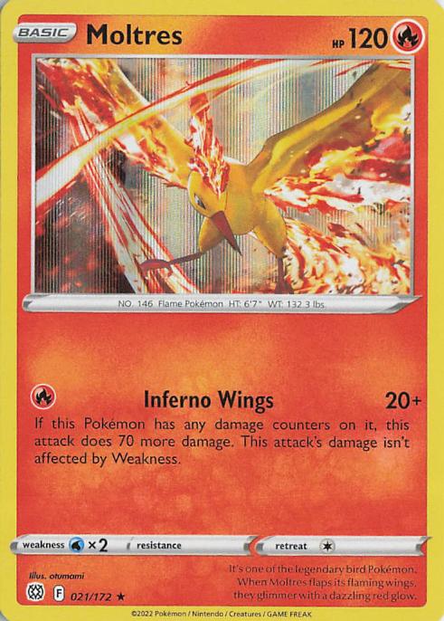 Moltres - Brilliant Stars 021/172 (Holo)