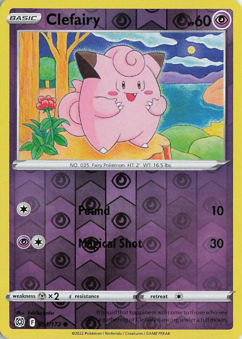 Clefairy - Brilliant Stars 057/172 (Reverse Holo)