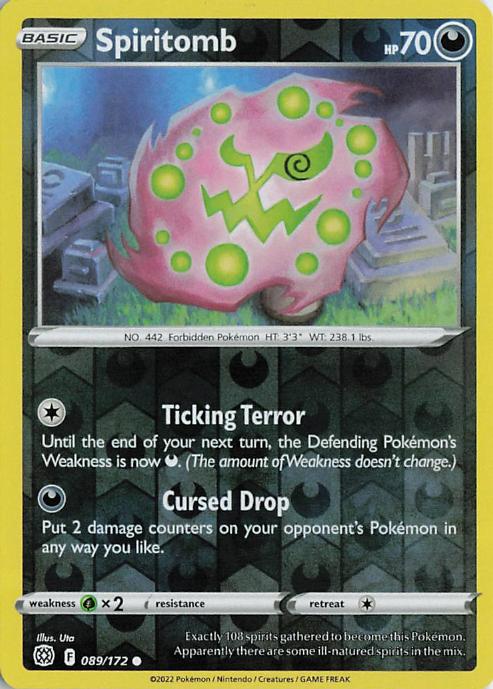 Spiritomb - Brilliant Stars 089/172 (Reverse Holo)