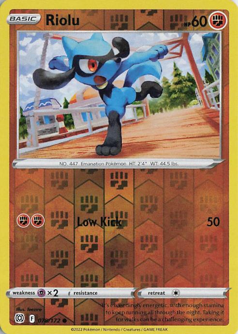 Riolu - Brilliant Stars 094/172 (Reverse Holo)