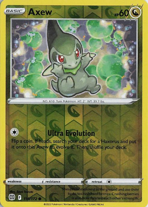 Axew - Brilliant Stars 110/172 (Reverse Holo)