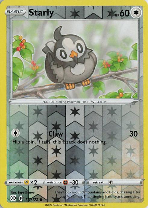 Starly - Brilliant Stars 117/172 (Reverse Holo)