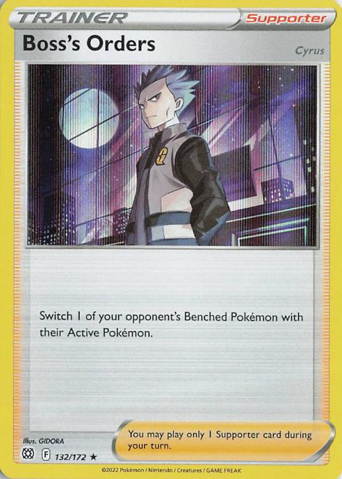 Boss's Orders - Brilliant Stars 132/172 (Reverse Holo)