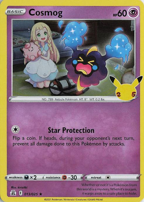 Cosmog - Celebrations 013/025 (Holo)
