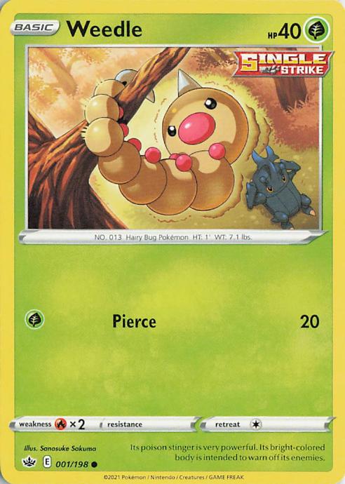 Weedle - Chilling Reign 001/198