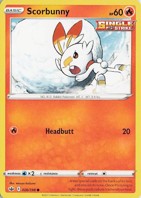 Scorbunny - Chilling Reign 026/198