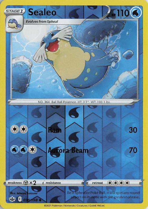 Sealeo - Chilling Reign 035/198 (Reverse Holo)