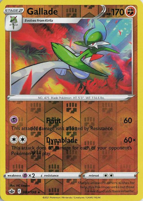 Gallade - Chilling Reign 084/198 (Reverse Holo)