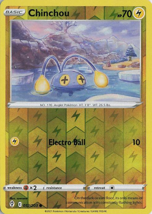 Chinchou - Evolving Skies 050/203 (Reverse Holo)