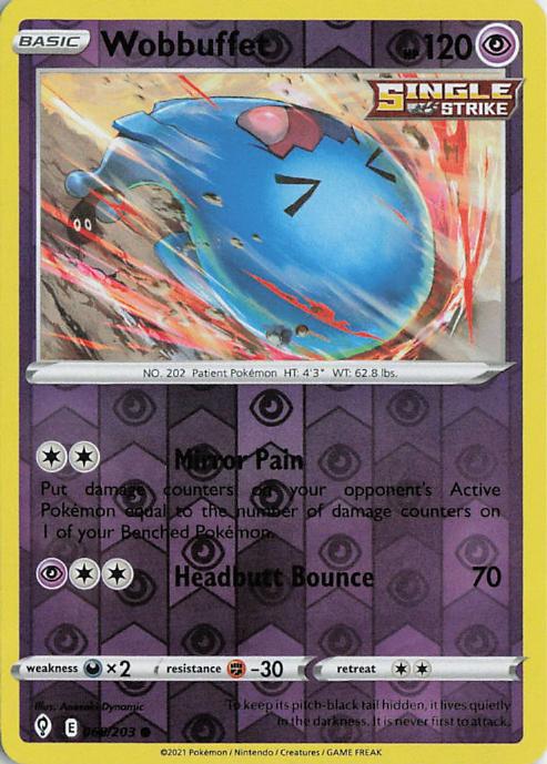 Wobbuffet - Evolving Skies 066/203 (Reverse Holo)