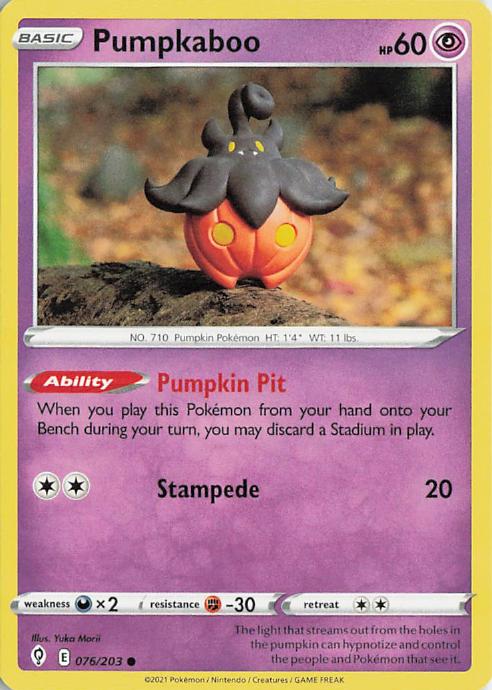 Pumpkaboo - Evolving Skies 076/203