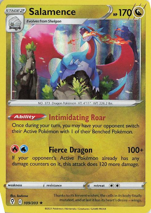 Salamence - Evolving Skies 109/203 (Holo)