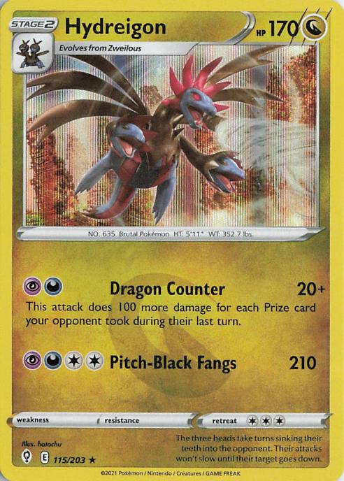 Hydreigon - Evolving Skies 115/203 (Holo)