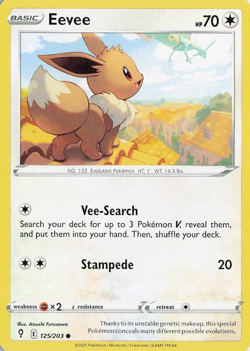 Eevee - Evolving Skies 125/203