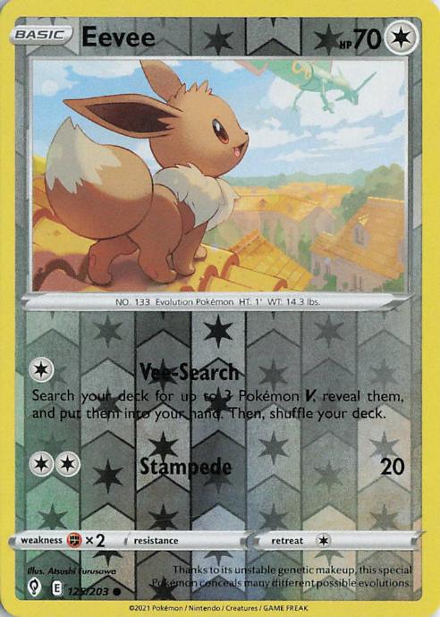 Eevee - Evolving Skies 125/203 (Reverse Holo)