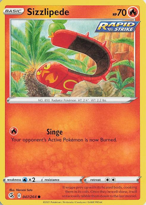 Sizzlipede - Fusion Strike 047/264