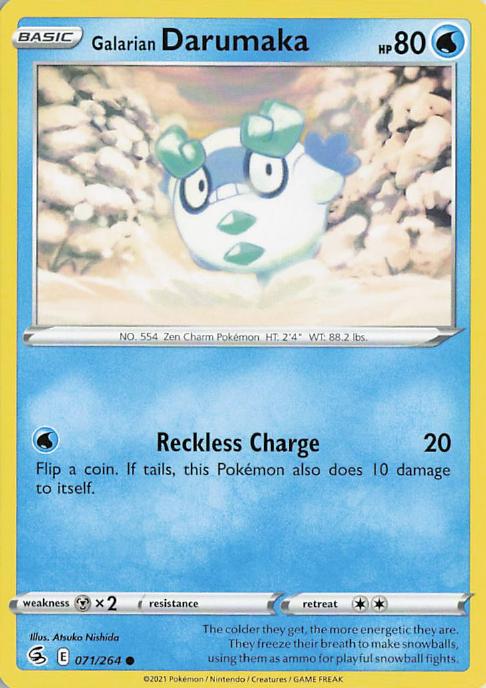 Galarian Darumaka - Fusion Strike 071/264