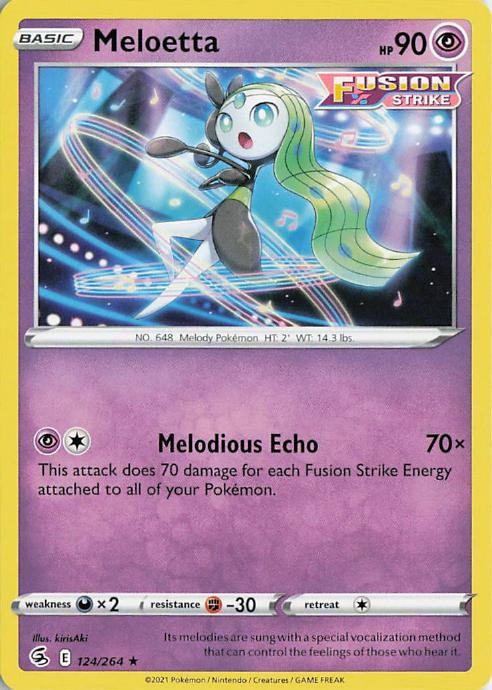 Meloetta - Fusion Strike 124/264 (Holo)