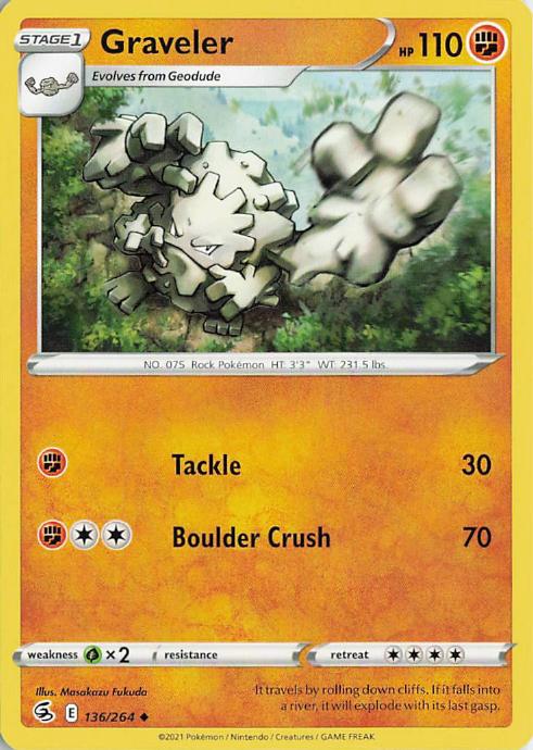 Graveler - Fusion Strike 136/264