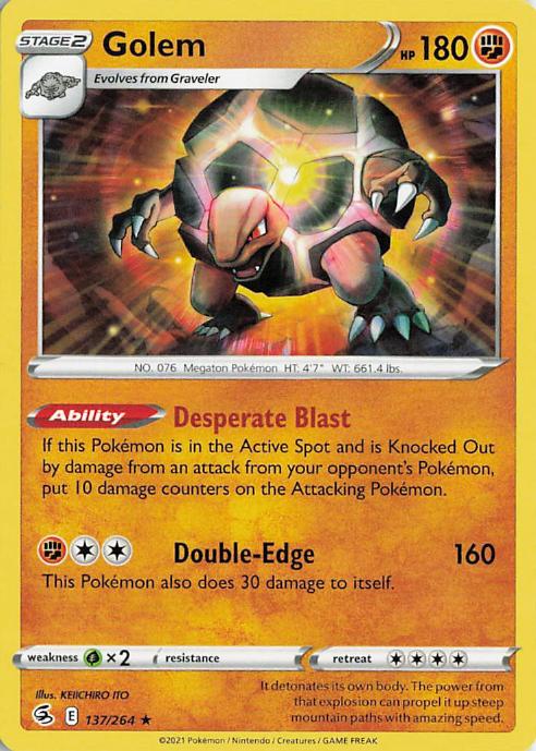 Golem - Fusion Strike 137/264 (Holo)