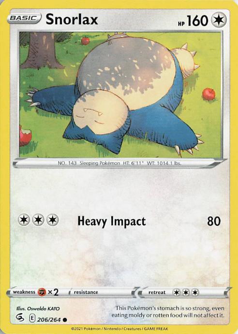 Snorlax - Fusion Strike 206/264