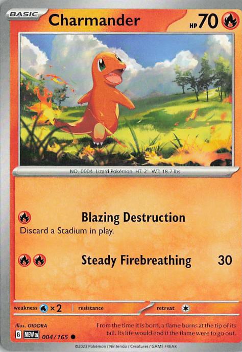 Charmander - Pokemon 151 004/165