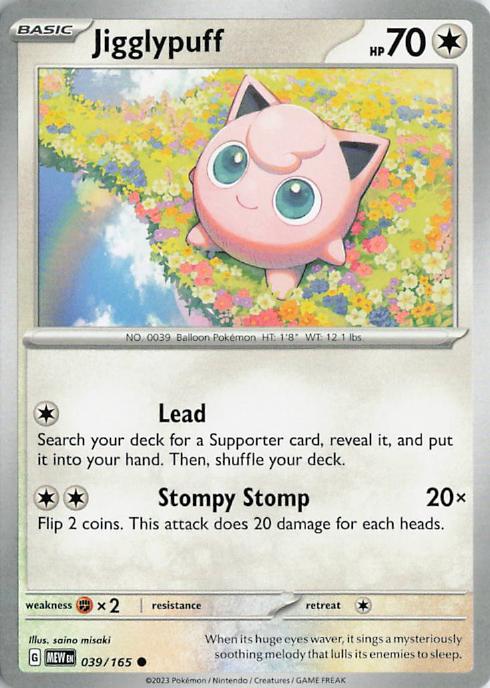 Jigglypuff - Pokemon 151 039/165