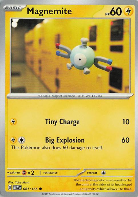 Magnemite - Pokemon 151 081/165