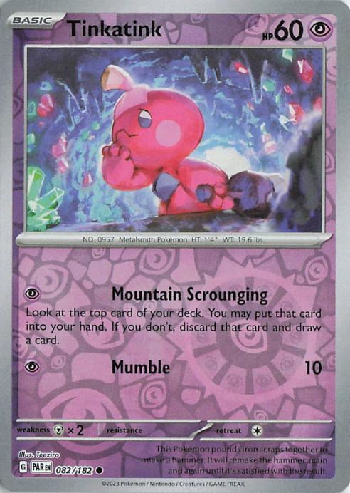 Tinkatink - Paradox Rift 082/182 (Reverse Holo)