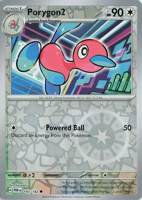 Porygon2 - Paradox Rift 143/182 (Reverse Holo)