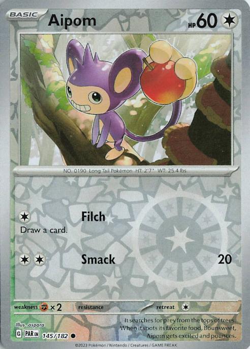 Aipom - Paradox Rift 145/182 (Reverse Holo)