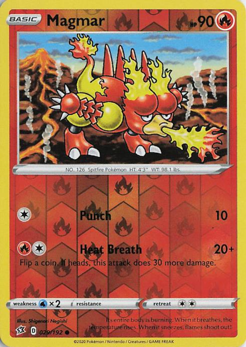 Magmar - Rebel Clash 029/192 (Reverse Holo)