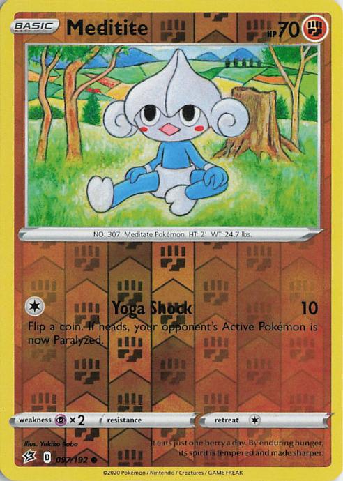 Meditite - Rebel Clash 088/192 (Reverse Holo)