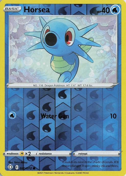 Horsea - Shining Fates 020/072 (Reverse Holo)