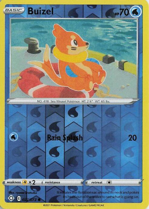 Buizel - Shining Fates 022/072 (Reverse Holo)
