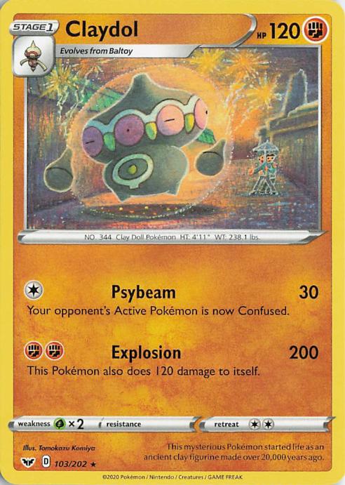 Claydol - Sword & Shield 103/202 (Holo)