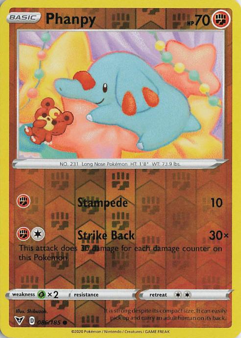Phanpy - Vivid Voltage 086/185 (Reverse Holo)