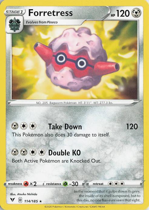 Forretress - Vivid Voltage 114/185 (Reverse Holo)