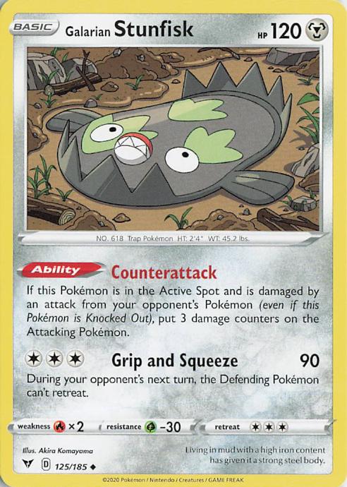 Galarian Stunfisk - Vivid Voltage 125/185