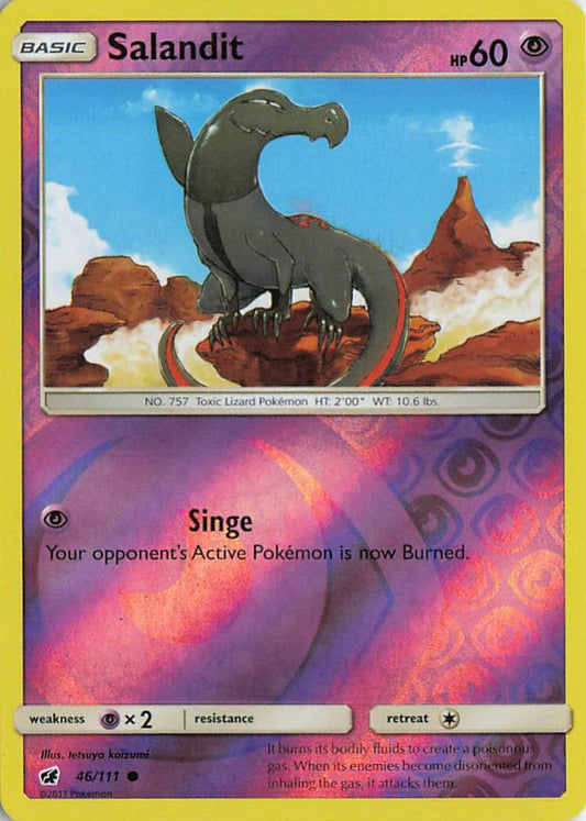Salandit - Crimson Invasion 46/111 (Reverse Holo)
