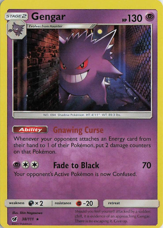 Gengar - Crimson Invasion 38/111 (Holo)